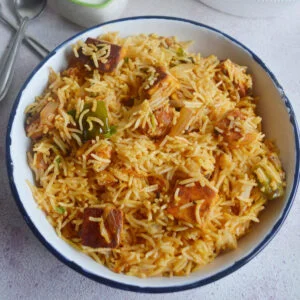 Paneer Tikka Biryani